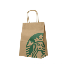 Take Away Packaging Craft Paper Bag With Handles